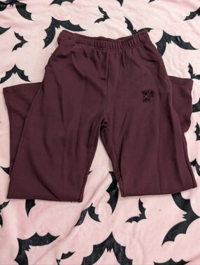 VS PINK Burgundy Lounge Pants